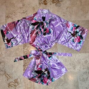 Oriential Robe 💜 Lilac Lavender Purple NEW